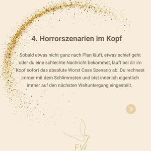 Traumasymptom immer mit dem Schlimmsten rechnen