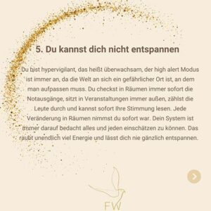 Trauma Anzeichen sich nicht entspannen können