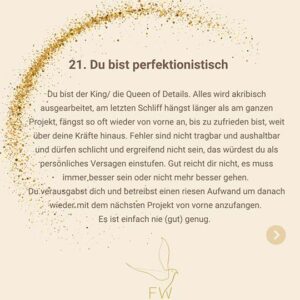 Trauma Symptom Perfektionismus